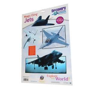  Jet Fighter Aircraft Window Magic Clings: Toys & Games
