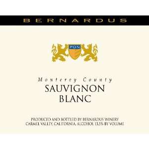  Bernardus Sauvignon Blanc 2010 Grocery & Gourmet Food
