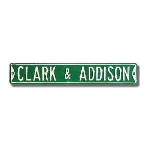  Chicago Cubs Clark and Addison Street Sign Sports 
