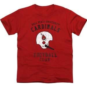   : Ball State Cardinals Club Slim Fit T Shirt   Red: Sports & Outdoors