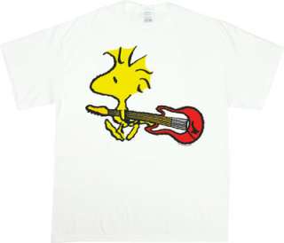 Woodstock With Guitar   Peanuts T shirt  