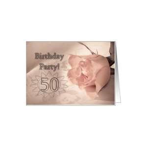   pale pink rose on a delicate lace background Card Toys & Games