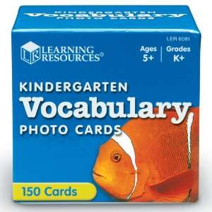  Learning Resources Kindergarten Vocabulary Photo Cards 
