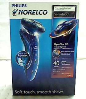   Norelco 1150x/40 SensoTouch 2d Electric Shaver, Metallic Blue  