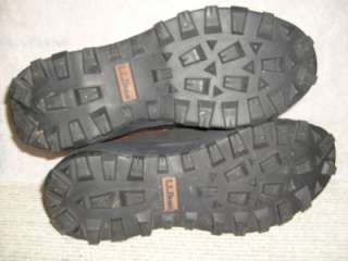 Womens LL Bean Hiking Moc Shoes Brn Leather Upper 7M  