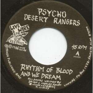  RHYTHM OF BLOOD 7 INCH (7 VINYL 45) US LIVE WIRE 1986 
