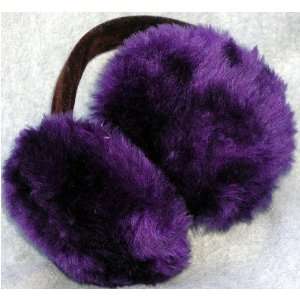  Purple Faux Fur Earmuffs