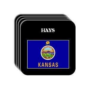  US State Flag   HAYS, Kansas (KS) Set of 4 Mini Mousepad 