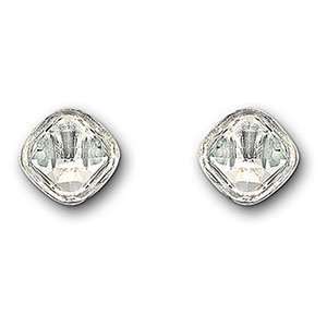  Swarovski Lea Clear Crystal Pierced Earrings Jewelry
