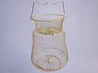 fish basket foldable lobster crawfish crab trap hoop net handle