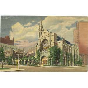 1940s Vintage Postcard Fourth Presbyterian Church   Chicago Illinois
