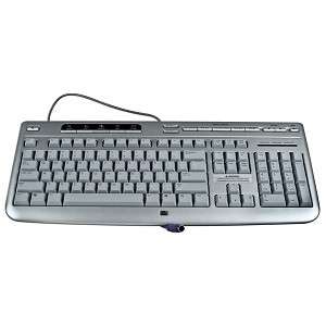   Compaq 5069 7601 104 Key PS/2 Media Center Keyboard 5187 7583   Silver