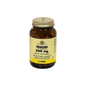Niacin 500 mg Vitamin B3   Helps maintain the health of skin, nerves 