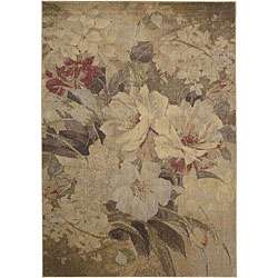 Summerfield Beige Floral Rug (36 x 56)  Overstock