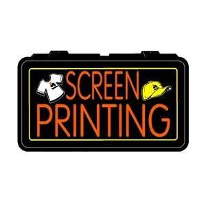  Screen Printing Backlit Lighted Imitation Neon Sign