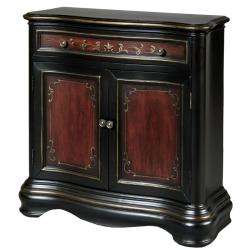 Hand painted Black/ Red Accent Chest  Overstock