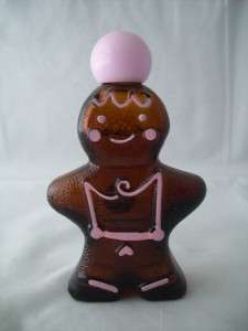 AVON Gingerbread Man Decanter Hello Sunshine Vintage  
