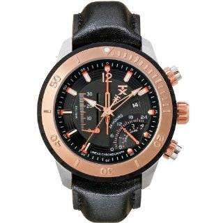 TX Mens T3C308 800 Series Linear Chronograph Dual Time Zone Watch