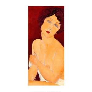 Beautiful Roman Girl   Poster by Amedeo Modigliani (20x28):  