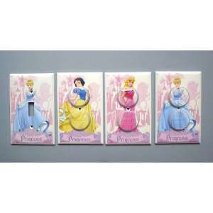  Princess Switch Plate Switchplate Outlet SET Cinderella Snow White 