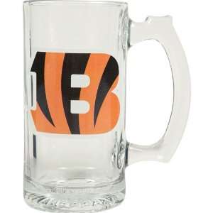  Cincinnati Bengals Beer Mug 3D Logo Glass Tankard Sports 