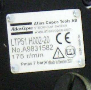 ATLAS COPCO LTP51 H002 20 LTP51H004 IMPACT WRENCH NUTRUNNER BOLTRUNNER 