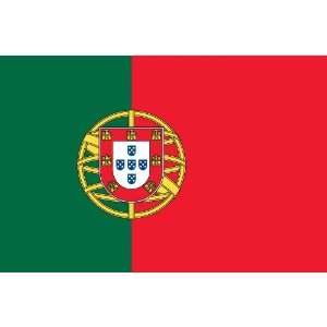  Portugal flag decal 4 x 2.6 