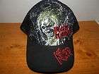 iron maiden hat eddie killers embroidered logo mesh baseball hat