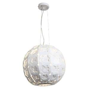  Lacey 1 Light Laser Cut Metal Cable Ball Pendant