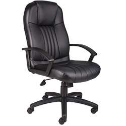 Boss High Back Bonded Leather Executive Chair  Overstock