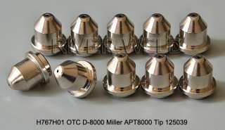 10pcs Tips OTC D 8000 & Miller APT8000 plasma cutting  