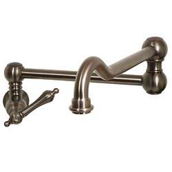   Traditional Wallmount Oil Rubbed Bronze Pot Filler  Overstock