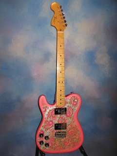 FENDER TELECASTER DELUXE LEFTY PINK PAISLEY LEFT HANDED  