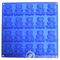 Best new3D Silicone Soap Molds mould  Teddy Bear 20cav  