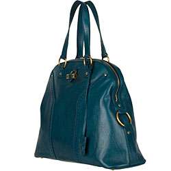 Yves Saint Laurent Muse Turquoise Oversized Tote  