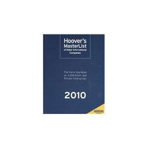  Hoovers Masterlist of Major International Companies 2010 