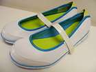 Nike Free Womens 10 Mary Jane White Teal EXCELLENT Yellow Shoes 