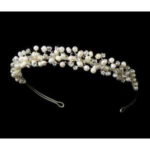 Freshwater Pearl and Crystal Bridal Headband