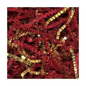  Red Paper Golden Shred Arts, Crafts & Sewing