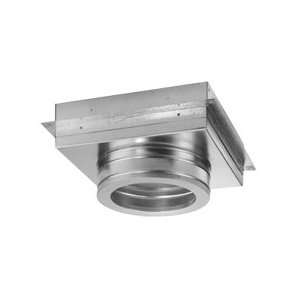   Galvanized DuraTech 5 Class A Chimney Pipe Flat Ceiling Support Box