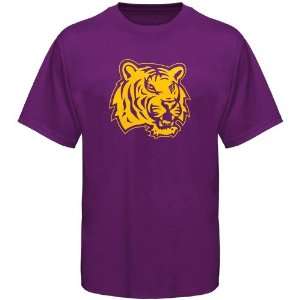  NCAA LSU Tigers Red Logo One T shirt