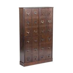 Espresso Finish Apothecary style Media Cabinet  Overstock