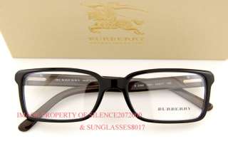 Brand New BURBERRY Eyeglasses Frames BE 2086 3001 BLACK for Men 100% 