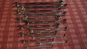 SNAP ON 13 PC COMBINATION WRENCH SET 12 PT 3/8 1+1/8  