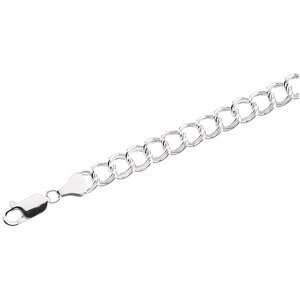  7in Charm Bracelet 7mm   Sterling Silver Jewelry