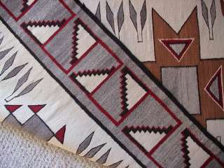 1936 1945 Navajo Rug Blanket with Four Vallero Stars  
