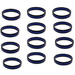  Thin Blue Line Wristbands   12 Pack: Everything Else