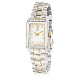 Citizen Womens Eco Drive Stainless and Yellow Goldplated Steel 
