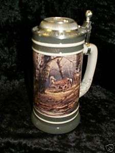 Miller Beer Stein, Holiday 2008 Lidded, NEW  