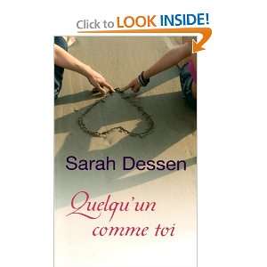   un comme toi (French Edition) (9782266212786) Sarah Dessen Books